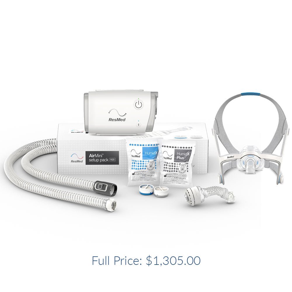ResMed AirMini with N20 Setup Pack and Mask (DOWN PAYMENT) – Easy