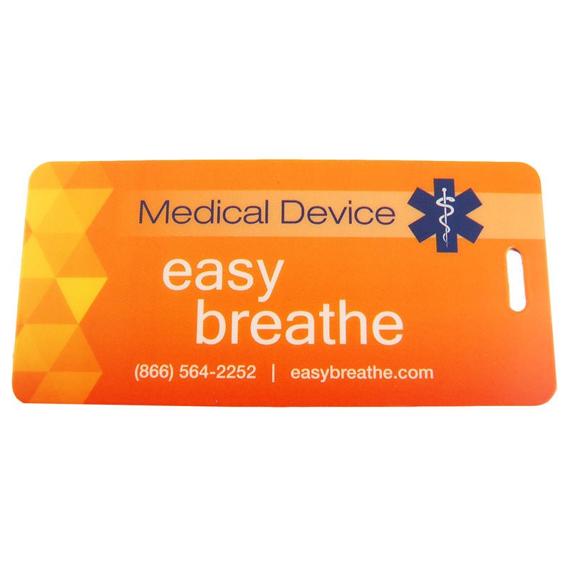 Medical Device Carry-On Tag - Easy Breathe