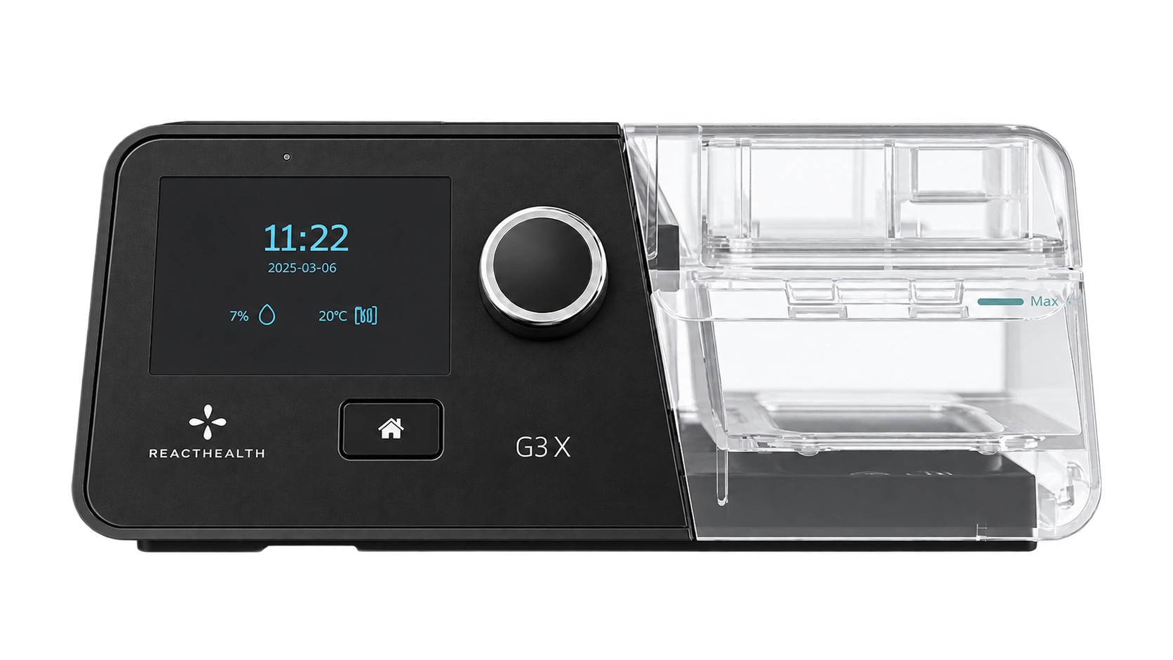 React Health Luna G3X APAP with integrated humidifier